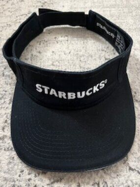 🧡3/15 NWOT Starbucks Employee Barista Black Visor OS